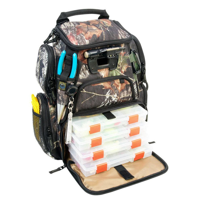 Wild River RECON Mossy Oak Compact Lighted Backpack w/4 PT3500 Trays [WCT503] - Rough Seas Marine