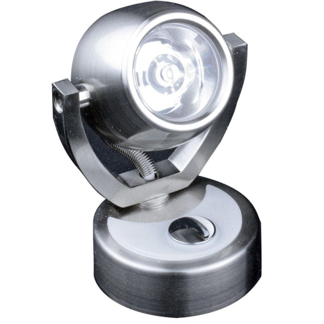 Lunasea Wall Mount LED Light w/Touch Dimming - Warm White/Brushed Nickel Finish - Rotating Light [LLB-33JW-81-OT] - Rough Seas Marine
