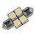 Lunasea Single-Sided 4 LED Festoon - 10-30VDC/0.7W/60 Lumens - Warm White [LLB-202W-21-00] - Rough Seas Marine