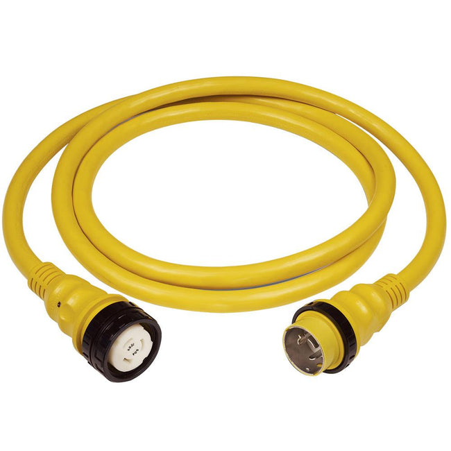 Marinco 50Amp 125/250V Shore Power Cable - 50' - Yellow [6152SPP] - Rough Seas Marine