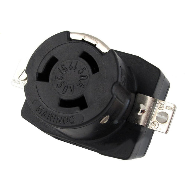 Marinco 6369CR 125/250V 50Amp Wire Dockside Receptacle [6369CR] - Rough Seas Marine