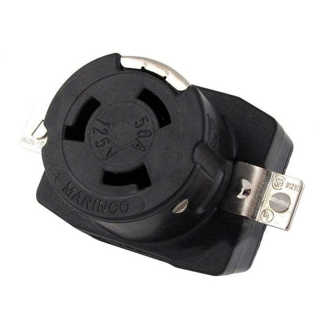 Marinco 6370CR 50Amp/125V Wire Dockside Receptacle [6370CR] - Rough Seas Marine