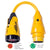 Marinco P503-30 EEL 30A-125V Female to 50A-125V Male Pigtail Adapter - Yellow [P503-30] - Rough Seas Marine
