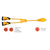 Marinco Y30-2-30 EEL (2)30A-125V Female to (1)30A-125V Male "Y" Adapter - Yellow [Y30-2-30] - Rough Seas Marine
