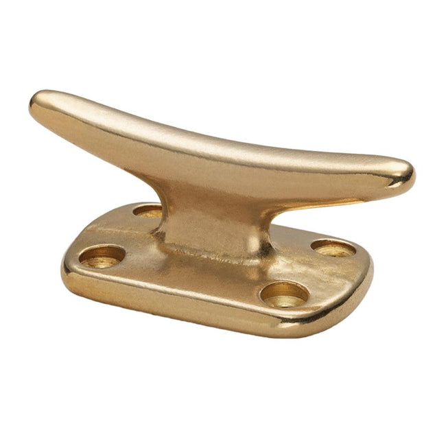 Whitecap Fender Cleat - Polished Brass - 2" [S-976BC] - Rough Seas Marine