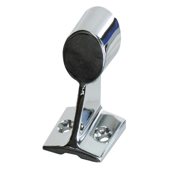 Whitecap Aft Handrail Stanchion - 316 Stainless Steel - 7/8" Tube O.D. (Left) [6225C] - Rough Seas Marine