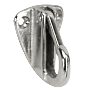 Whitecap Fender Hook - CP/Brass - 1-9/16" x 1-3/16" [S-977C] - Rough Seas Marine