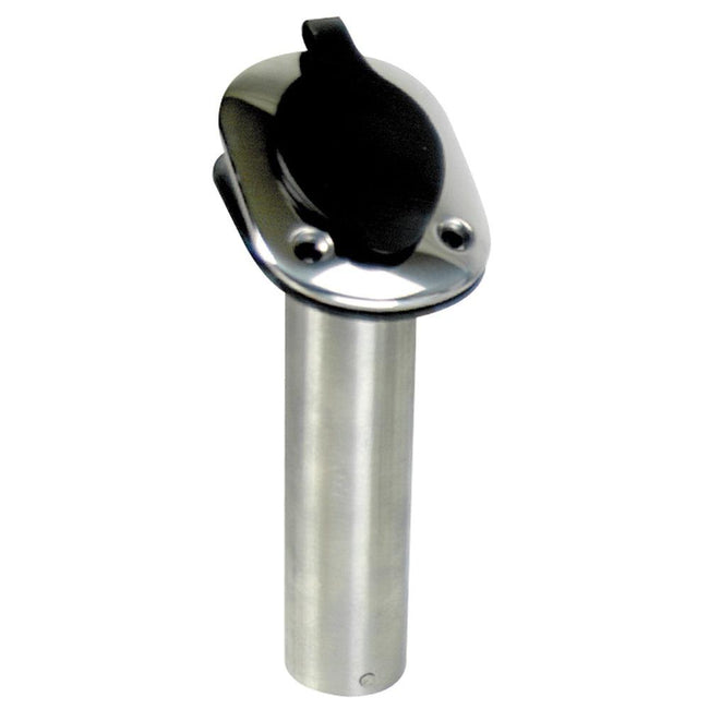 Whitecap 30 Degree Flush Mount Rod Holder - 304 Stainless Steel - 9-1/4" [S-096B] - Rough Seas Marine
