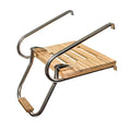 Whitecap Teak Swim Platform w/Ladder f/Inboard/Outboard Motors [60903] - Rough Seas Marine