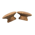 Whitecap Teak Round Drawer Knob - 2" - 2 Pack [60120-A] - Rough Seas Marine