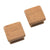 Whitecap Teak Square Drawer Knob - 1-1/8" - 2 Pack [60130-A] - Rough Seas Marine