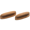 Whitecap Teak Oval Drawer Pull - 4"L - 2 Pack [60147-A] - Rough Seas Marine