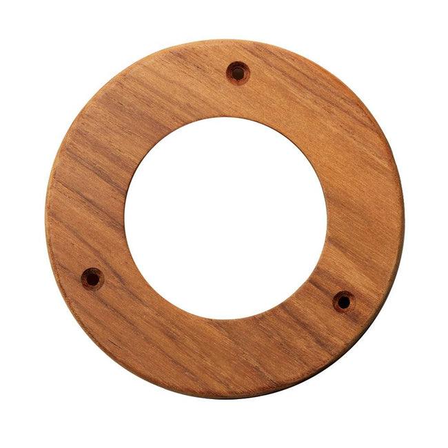 Whitecap Teak Trim Ring - 4" Inner Diameter Opening [61974] - Rough Seas Marine