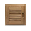 Whitecap Teak Louvered Door & Frame - Right Hand - 12" x 12" [60720] - Rough Seas Marine