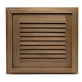 Whitecap Teak Louvered Door & Frame - Right Hand - 15" x 15" [60722] - Rough Seas Marine