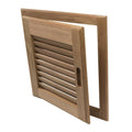 Whitecap Teak Louvered Door & Frame - Right Hand - 15" x 15" [60722] - Rough Seas Marine
