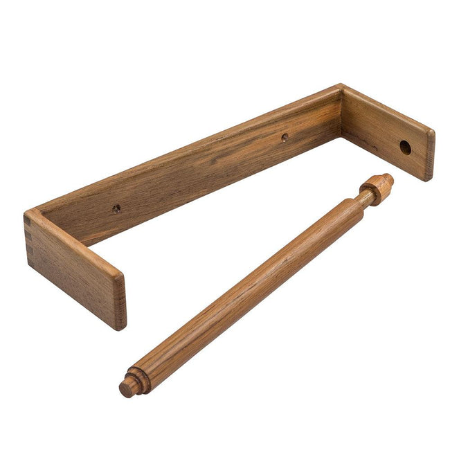 Whitecap Teak Wall-Mount Paper Towel Holder [62442] - Rough Seas Marine