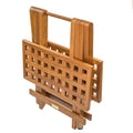 Whitecap Teak Grate Top Fold-Away Table [60030] - Rough Seas Marine