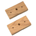 Whitecap Teak Rod Storage Rack Mounting Brackets - Pair [60609] - Rough Seas Marine