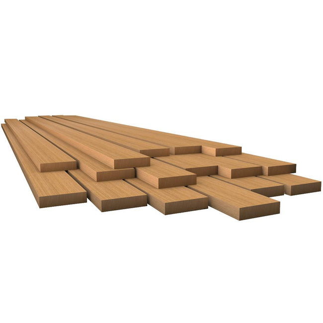 Whitecap Teak Lumber - 7/8" x 4" x 36" [60818] - Rough Seas Marine