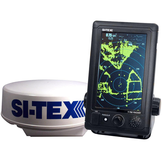 SI-TEX T-760 Compact Color Radar w/4kW 18" Dome - 7" Touchscreen [T-760] - Rough Seas Marine