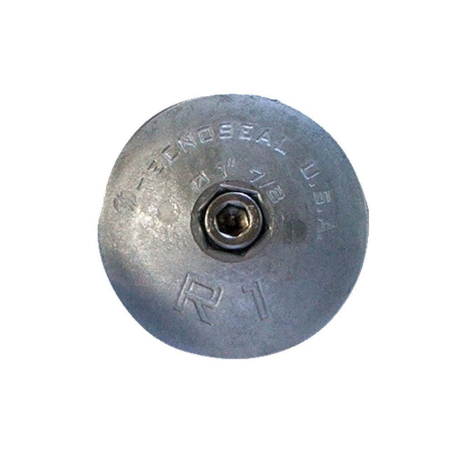 Tecnoseal R1 Rudder Anode - Zinc - 1-7/8" Diameter [R1] - Rough Seas Marine