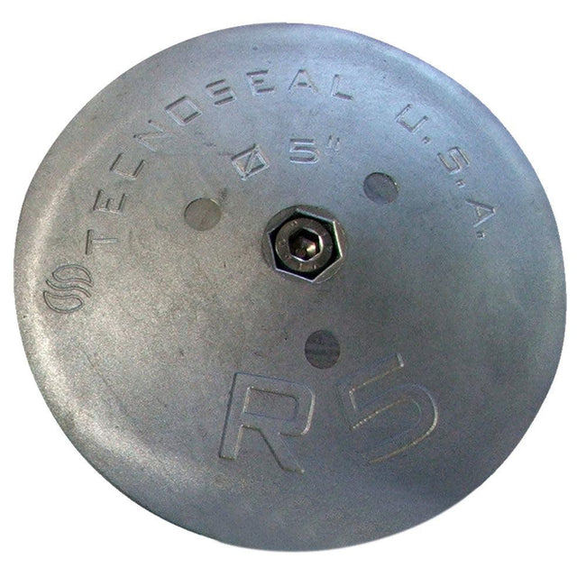 Tecnoseal R5AL Rudder Anode - Aluminum - 5" x 7/8" [R5AL] - Rough Seas Marine