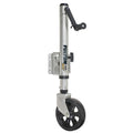 Fulton XLT 1500 lbs. Swing Away Bolt-On Jack w/12" Travel & 8" Poly Wheel - Sharkskin Finish [141133] - Rough Seas Marine