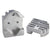 Tecnoseal Gimbal Block Anode - Zinc Finned [00806] - Rough Seas Marine