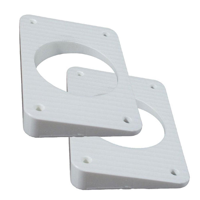 TACO Wedge Plates f/Grand Slam Outriggers - White [WP-150WHA-1] - Rough Seas Marine