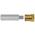 Tecnoseal E1 Pencil Zinc w/Brass Cap [TEC-E1-C] - Rough Seas Marine