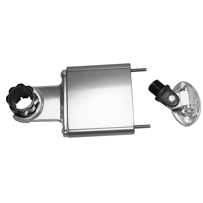 Rupp Standard Antenna Mount Support w/4-Way Base, Spacer & 1.5" Collar [PAK-0002] - Rough Seas Marine