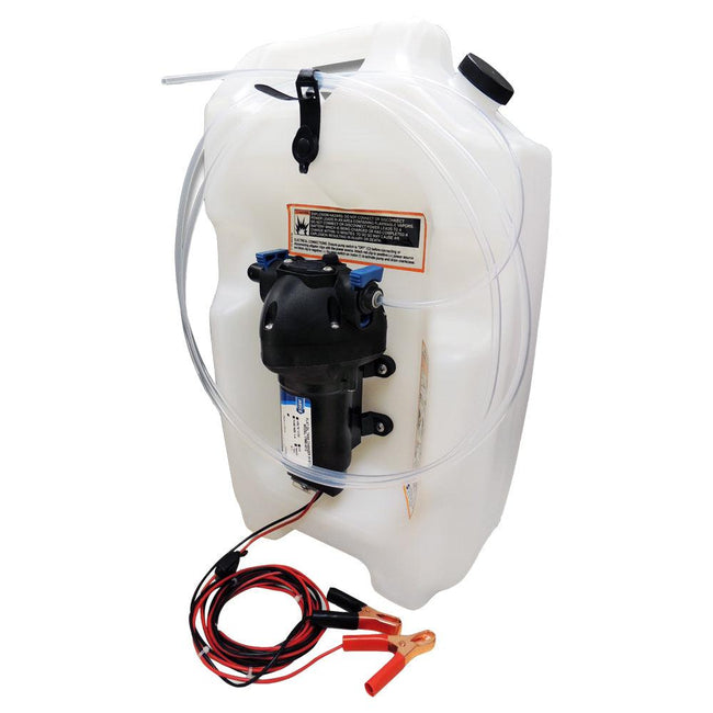 Jabsco Flat Tank Oil Changer System - 3-1/2 Gallon Tank - 12V [17860-2012] - Rough Seas Marine