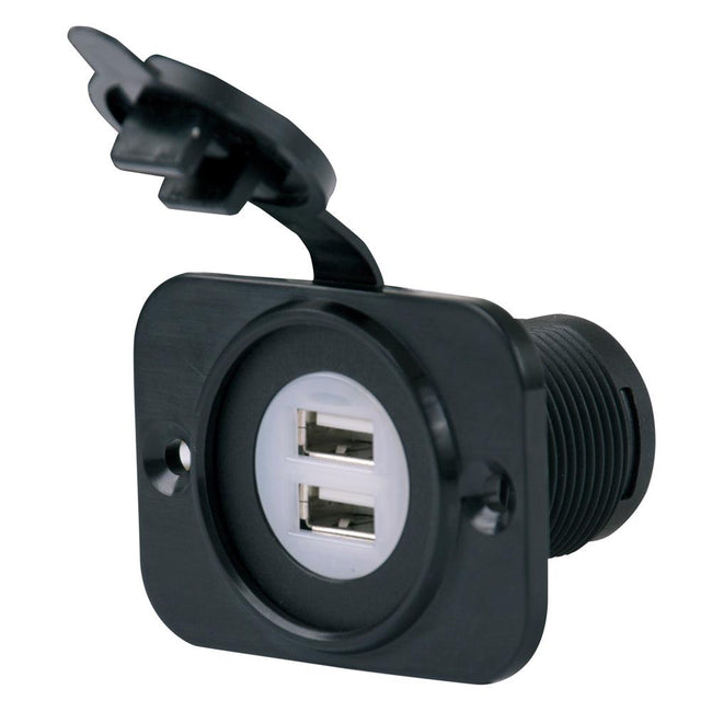 Marinco SeaLink Deluxe Dual USB Charger Receptacle [12VDUSB] - Rough Seas Marine