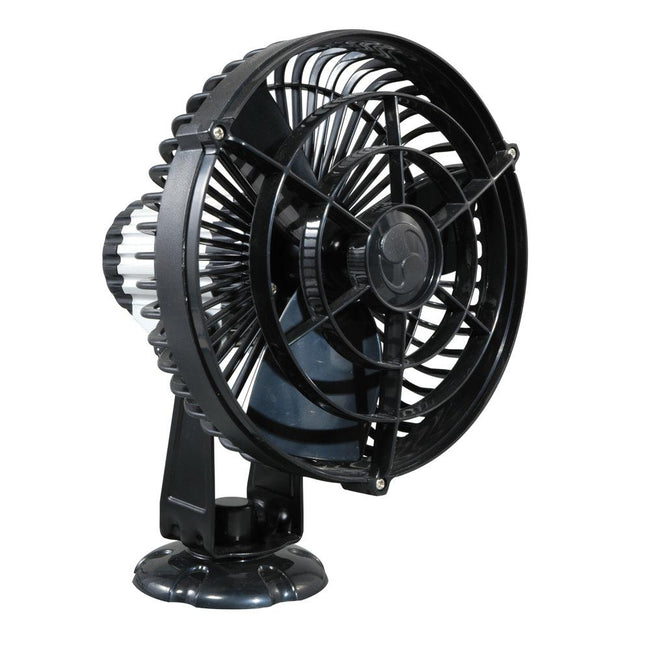 SEEKR by Caframo Kona 817 12V 3-Speed 7" Waterproof Fan - Black [817CABBX] - Rough Seas Marine