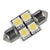 Lunasea Pointed Festoon 4 LED Light Bulb - 31mm - Cool White [LLB-202C-21-00] - Rough Seas Marine