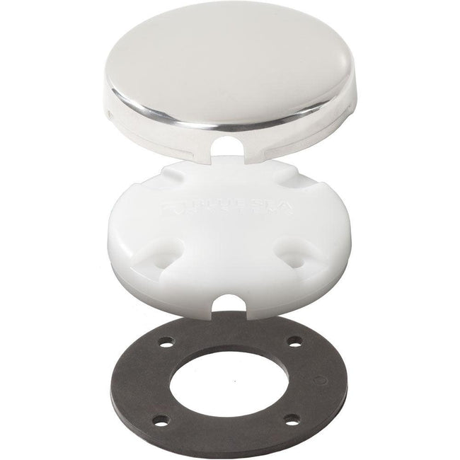 Blue Sea Side Entry CableClam w/Stainless Steel Dress Cap [1007100] - Rough Seas Marine