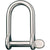 Ronstan Wide Dee Shackle - 1/4"Pin - 1-17/32"L x 1-7/32"W [RF1853] - Rough Seas Marine