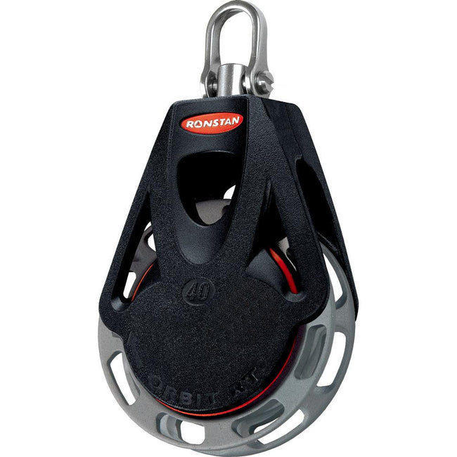 Ronstan Series 40 Ratchet Orbit Block - Single - Auto - Swivel Shackle Head [RF46100] - Rough Seas Marine