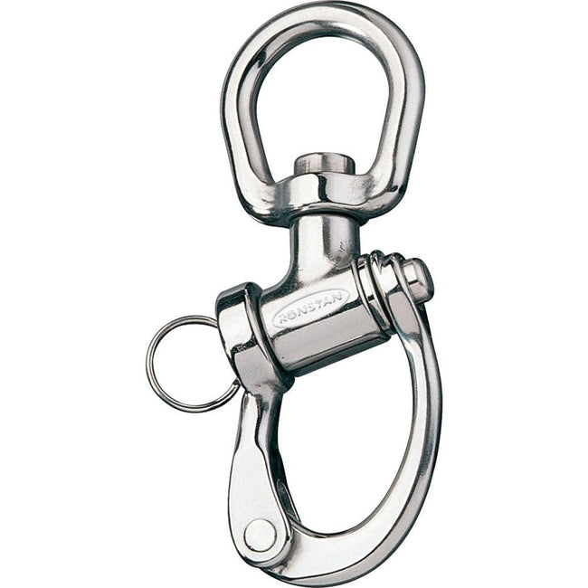 Ronstan Trunnion Snap Shackle - Large Swivel Bail - 122mm (4-3/4") Length [RF6321] - Rough Seas Marine