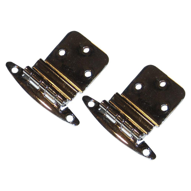 Perko Chrome Plated Brass 3/8" Inset Hinges [0271DP0CHR] - Rough Seas Marine