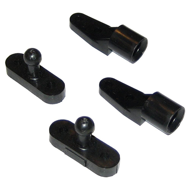 Perko Door Catches - Black Nylon - Pair [0559DP] - Rough Seas Marine