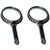 Perko Round Type Rowlock Horns - Plain Zinc [1267DP0ZNC] - Rough Seas Marine