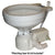 Raritan Sea Era Toilet - Household Style - Freshwater Solenoid - Straight90 Discharge - Smart Toilet Control - 12v [162HF012] - Rough Seas Marine