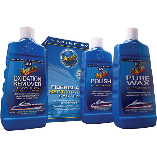 Meguiar's MG Fiberglass Oxidation Removal Kit [M4965] - Rough Seas Marine