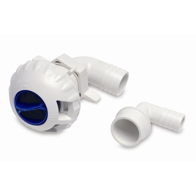 Shurflo by Pentair Livewell Fill Valve w/3/4"  1-1/8" Fittings [330-021] - Rough Seas Marine