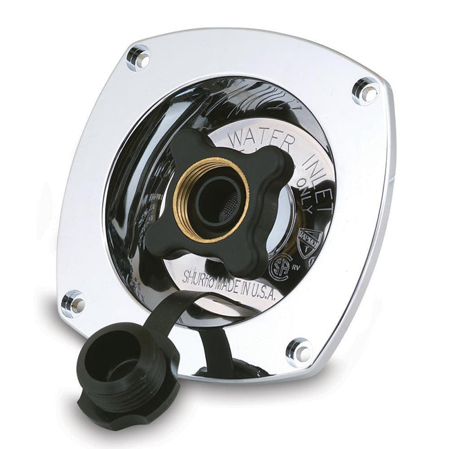 Shurflo by Pentair Pressure Reducing City Water Entry - Wall Mount - Chrome [183-029-14] - Rough Seas Marine