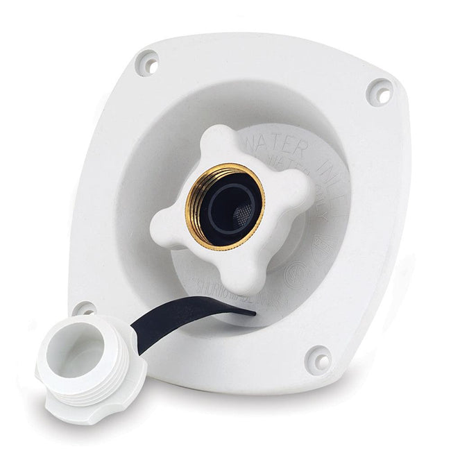 Shurflo by Pentair Pressure Reducing City Water Entry - Wall Mount - Gel White [183-029-18] - Rough Seas Marine
