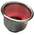 Whitecap Flush Mount Cup Holder w/Red LED Light - Stainless Steel [S-3511RC] - Rough Seas Marine
