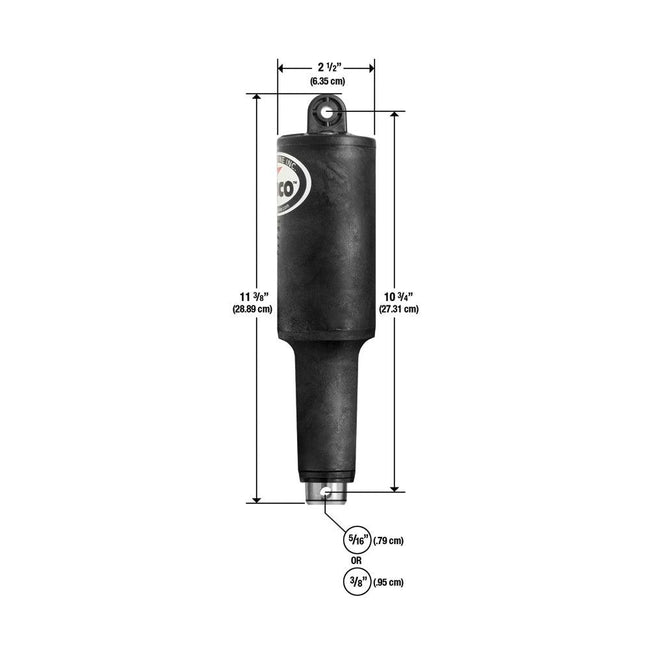 Lenco 101XD Extreme Duty Actuator - 12V - 2-1/4" Stroke w/Hardware [15056-002] - Rough Seas Marine